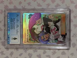 Pokemon Jesse & James Full Art Trainer CGC 9 Sun And Moon Hidden Fates 68/68 MT - Image 1