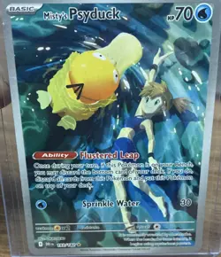 Pokemon Misty's Psyduck 193/182 Sv10 Destined Rivals Holo 70 HP - Image 1