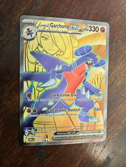 Cynthia's Garchomp EX, Pokemon Near Mint, Destined Rivals, Ultra Rare, 215/182 - Image 5
