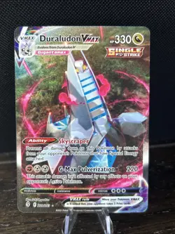 Pokemon Duraludon VMAX (Alternate Art Secret) 220/203 Evolving Skies Holo (NM) - Image 1