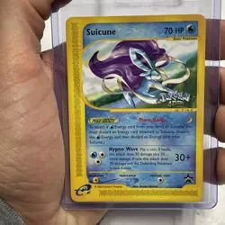 Pokemon TCG Suicune 53 Pokemon 4Ever Black Star Promo Non Holo NM Rare Card 2002 - Image 1