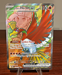 Pokemon TCG SV: Destined Rivals - Ethan's Ho-Oh EX 209/182 Ultra Rare - Image 1