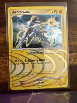 Arceus (AR6) AR6 Holo Holo Rare Arceus Pokemon Holo Lightly Played - Image 1