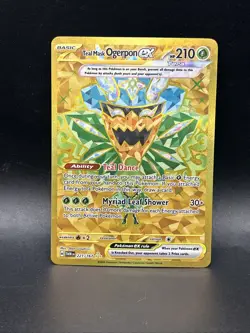 2024 Pokemon Teal Mask Ogerpon EX Holo 221/167 - Image 1