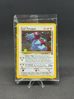 Cool Porygon 15 - Pokemon Wizards Black Star Promo Card Holo SEALED - Image 1