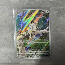 Meowth 106/094 Pokemon TCG Phantasmal Flames Illustration Rare IR NM/M - Image 1