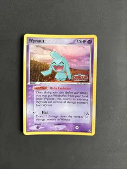 Pokemon TCG Wynaut EX Power Keepers 70/108 Reverse Holo Common 2007 Nintendo - Image 1