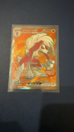 Lycanroc ex Ultra Rare SV02: Paldea Evolved 241/193 NM Holofoil Pokemon - Image 1