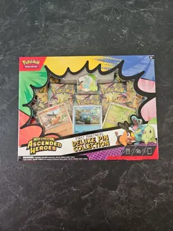 Pokemon Ascended Heroes Deluxe Pin Collection New Factory Sealed - Image 1