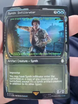 EXACT CARD PICTURED Synth Infiltrator Fallout Showcase 330 MTG *NOT Foil* Magic - Image 1