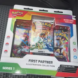 2 Pokemon TCG First Partner Illustration Collection Series 1 Packs English - Image 3