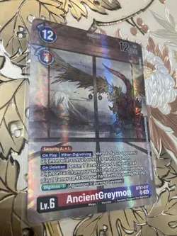 Digimon Card Game AncientGreymon Alternate Art Foil BT17-017 Tamers Selection - Image 1