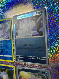 Pokemon TCG Mega Evolution Reverse Holo: 043/132 Frosmoth; 042/132 Snom - Image 3
