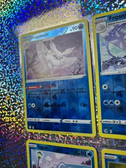 Pokemon TCG Mega Evolution Reverse Holo: 043/132 Frosmoth; 042/132 Snom - Image 5