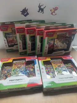 Pokemon TCG First Partner Illustration Collection Series 1 - Sealed ✅ X7 - Image 1