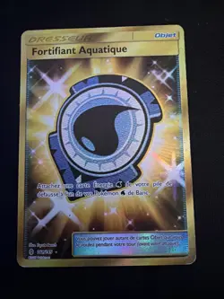 Pokemon TCG Aqua Patch Sun & Moon: Guardians Rising 161/145 Holo Secret Rare #39 - Image 1