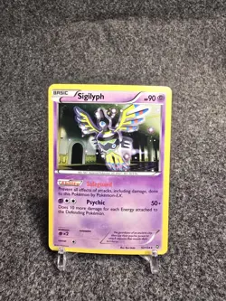 Pokemon TCG Sigilyph Dragon's Exalted 52/124 Lightly Played Holofoil - Image 1