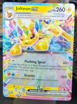 Jolteon ex ⭐ 030/131 Holo Double Rare Prismatic Evolutions 2025 Pokemon NM - Image 1