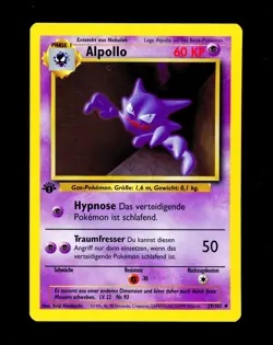 1999 Pokemon HAUNTER Base Set 1ST EDITION Non Holo GERMAN Card 29/102 WotC NM+ - Image 1