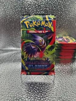 Pokemon Mega Evolutions: Phantasmal Flames Booster Pack - Gengar Art - SEALED - Image 1