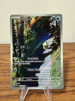 Pokemon Scarlet & Violet 151 Psyduck 175/165 Illustration Rare IR NM - Image 1