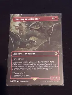 Mtg Hunting Velociraptor (Boardless) - Image 1