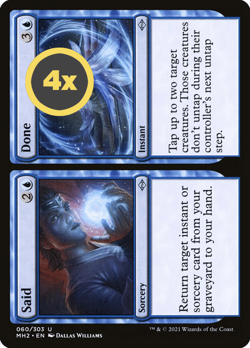 MTG Playset (4x) Said // Done ** Modern Horizons 2 ** English (NM) - Image 1