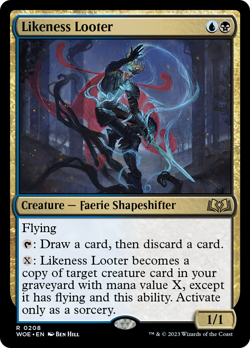 Likeness Looter, Wilds of Eldraine, MTG WOE NM/M - Image 1