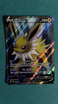 Jolteon V (Full Art) - 177/203 - Ultra Rare - SWSH07: Evolving Skies - Pokemon - Image 1