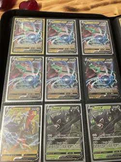 Pokemon V Card lot of Qty 210 NM/M condition stored in Binder - Image 1