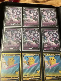 Pokemon V Card lot of Qty 210 NM/M condition stored in Binder - Image 2
