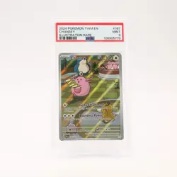 Chansey - 187/167 PSA 9 Twilight Masquerade Illustration Rare Pokemon - MINT - Image 1