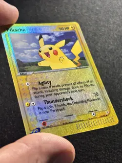 Pikachu 43/95 Pokemon TCG EX Team Aqua Team Magma Reverse Holo Vintage NM/LP - Image 5