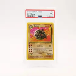 Golem - 36/62 PSA 9 Fossil 1st Edition Uncommon Pokemon - MINT - Image 1