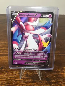 Dark Sylveon V Pokemon 25th Anniversary Celebration Promo SWSH134 Full Art Card - Image 1