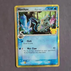Pokemon Mimikyu SWSH136 SWSH: Sword & Shield Promo Delta Species Holo Card - Image 1