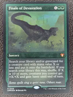 MtG Finale of Devastation Foil Etched Mythic Rare CMM #559 Commander Masters x1 - Image 1