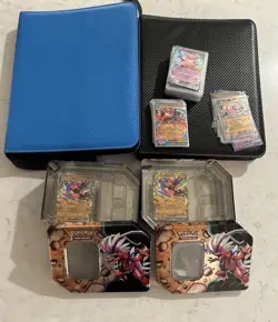 Pokemon TCG Mixed Lot Of Vintage And Modern Cards, 2 Binders, Eevee Pouch, - Image 1