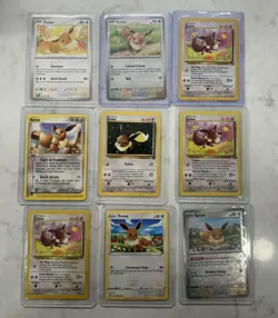 Pokemon TCG Mixed Lot Of Vintage And Modern Cards, 2 Binders, Eevee Pouch, - Image 3