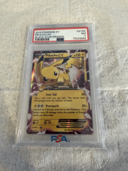 2015 Pokemon XY Black Star Promos Pikachu EX #XY84 PSA 7 NM #130084847 - Image 1