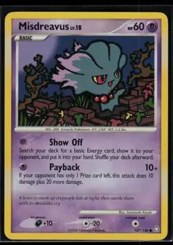 Misdreavus 107/146 Legends Awakened Pokemon TCG LP - Image 1