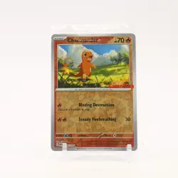Charmander - 004/165 SEALED Reverse Holo Gamestop Stamped Promo Pokemon NM/MINT - Image 1