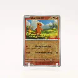 Charmander - 004/165 SEALED Reverse Holo Gamestop Stamped Promo Pokemon NM/MINT - Image 1