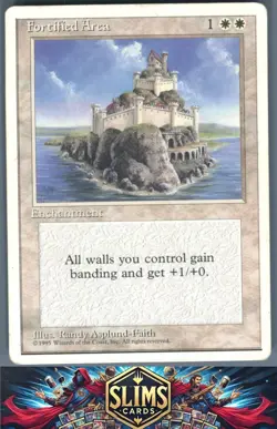Magic the Gathering MTG Fourth Edition Fortified Area # Buy 2 Get 1 - Image 1