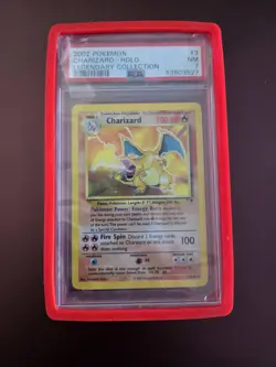 Pokemon Charizard 3/110 Legendary Collection Holo Rare PSA 7 2002 - Image 1