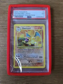 Pokemon Charizard 3/110 Legendary Collection Holo Rare PSA 7 2002 - Image 3