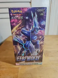 Pokemon Card Game Sword & Shield Time Gazer s10D Booster Box Korean-Ver - Image 1