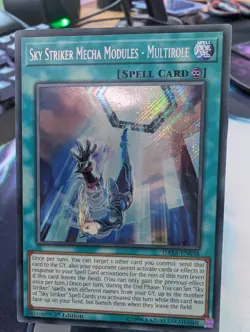 YuGiOh! Sky Striker Mecha Modules - Multirole DASA-EN038 Secret Rare 1st Ed - Image 1