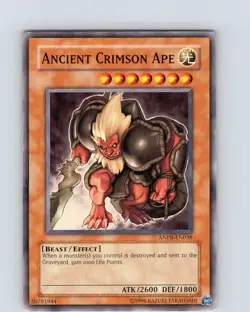 Yu-Gi-Oh TCG Ancient Crimson Ape ANPR-EN038 Unlimited Common Card NM - Image 1