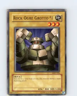 Yu-Gi-Oh TCG Rock Ogre Grotto #1 MRD-004 Unlimited Regular Common Card Played MP - Image 1
